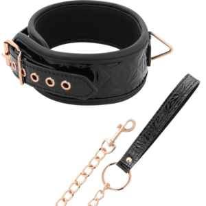 Black Edition – Halsband aus veganem Leder