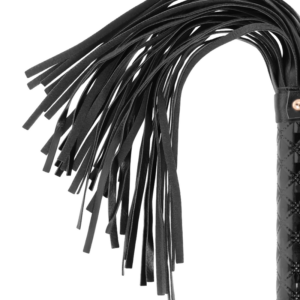 Black Edition – Flogger aus veganem Leder