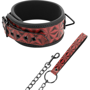 Red Edition – Halsband aus veganem Leder