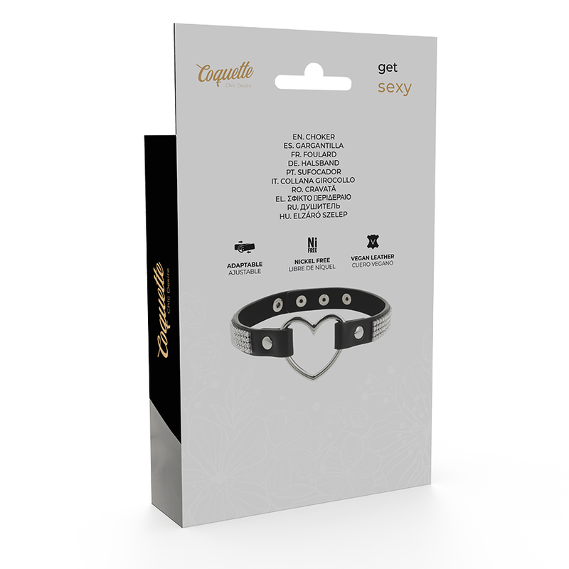 Veganes Leder – Halsband mit Herz – Bild 6