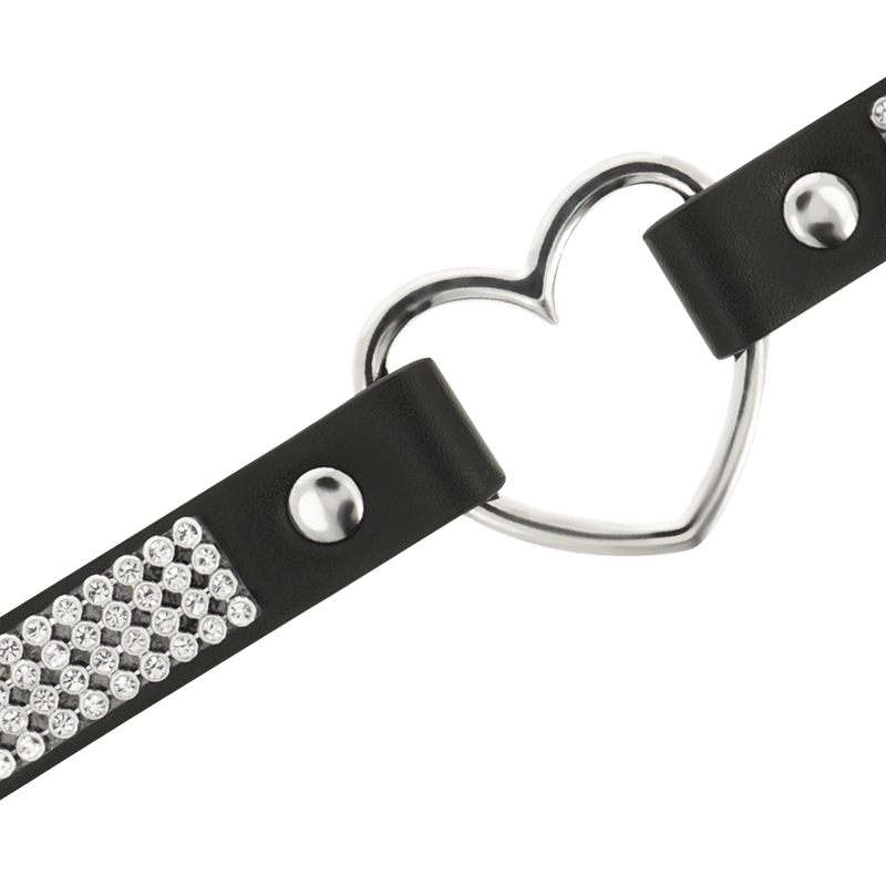 Veganes Leder – Halsband mit Herz – Bild 4