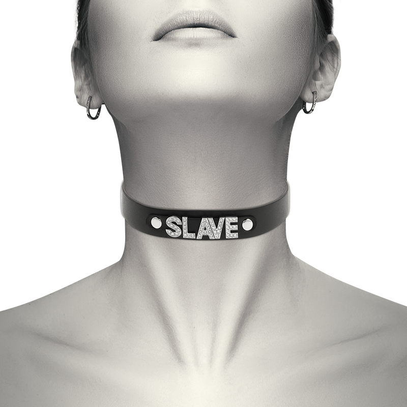Sklavenhalsband aus veganem Leder – Bild 2