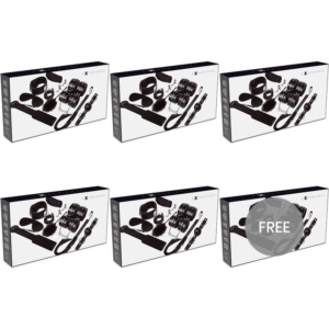 BDSM-Kit – Schwarze Serie (5+1-Set)