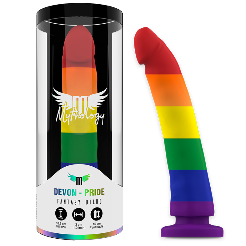 Devon Pride – Fantasy-Dildo – Größe M