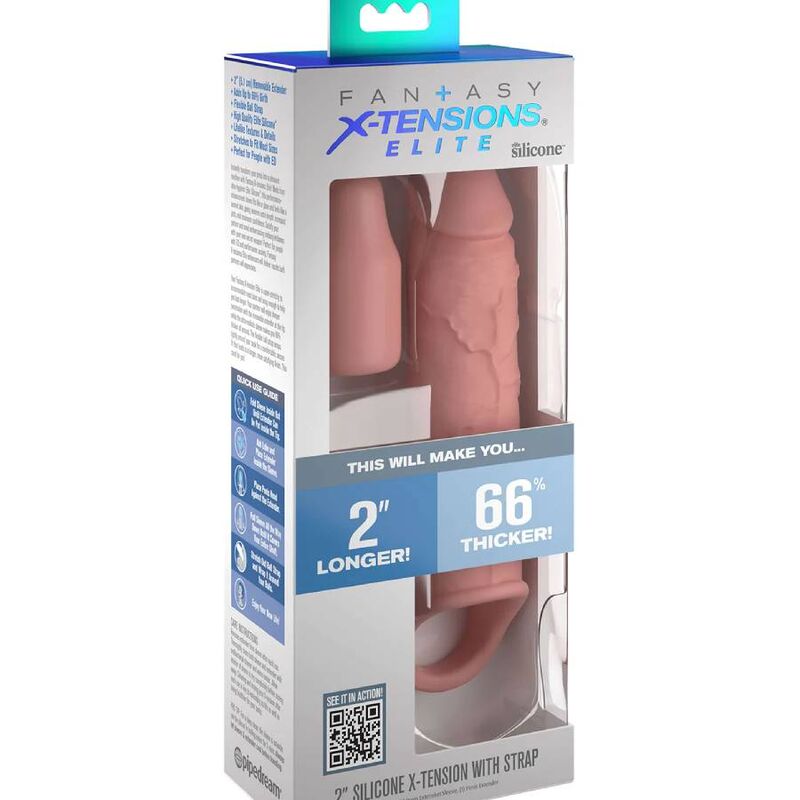 Penisverlängerung mit Halteriemen – Natur – 6 Zoll – Bild 3