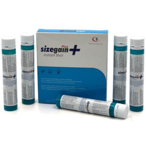 SizeGain Plus Instant Shot – Nahrungsergänzung für Männer – 5 Stück