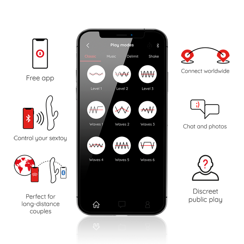 Oslo Vibration & Rotation – G-Punkt-Vibrator mit App-Steuerung und Rotationsfunktion – Schwarz – Bild 2