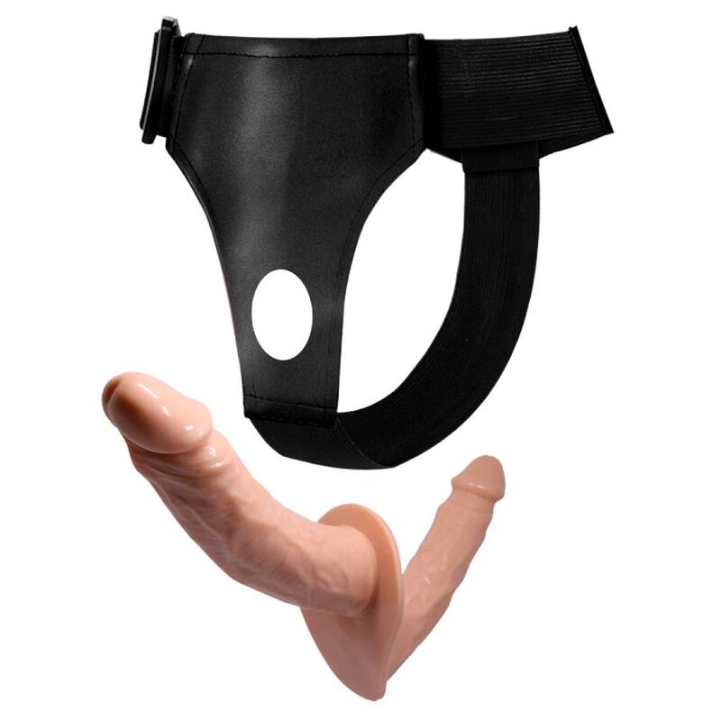 Ultra Leidenschaftlicher Doppelte Dildos mit Harness – Bild 4