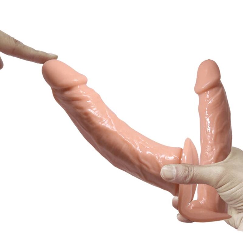 Ultra Leidenschaftlicher Doppelte Dildos mit Harness – Bild 6
