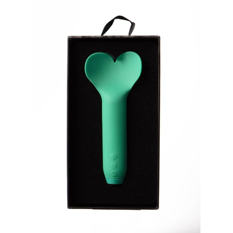 Amour – Bullet-Vibrator mit Herzspitze – Smaragdgrün – Bild 3