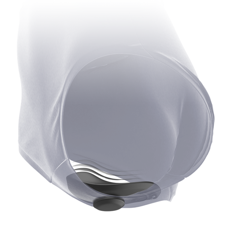 Preston Wiederaufladbarer Silikon-Vibrator-Pantie – Schwarz – Bild 5