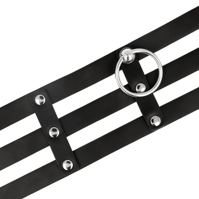Veganes Leder – Halsband im Fetisch – Stil – Bild 5