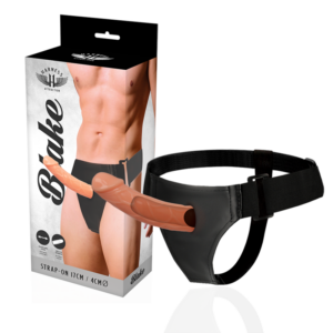Blake – Hohler Strap-on-Dildo – Weiß – 15,5 cm – 4 cm