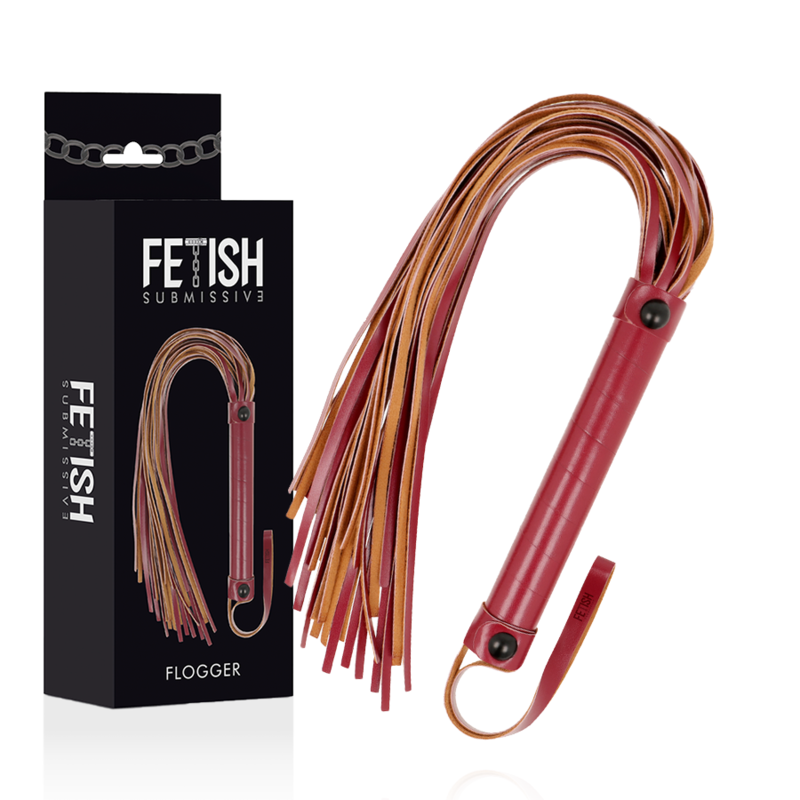 Dark Room – Flogger aus veganem Leder – Bild 2