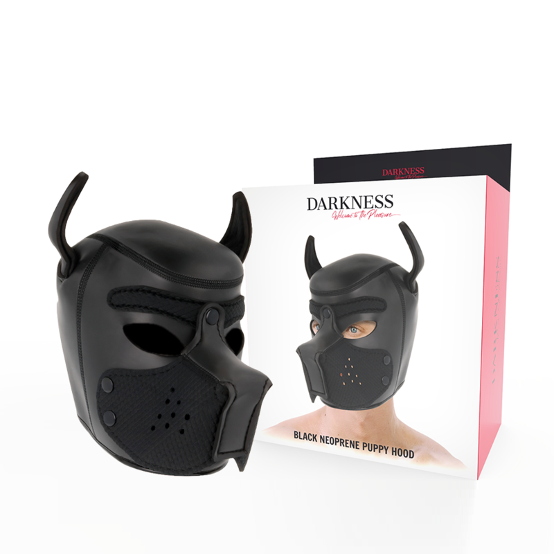 Neopren-Hundemaske mit Abnehmbarer Maule L