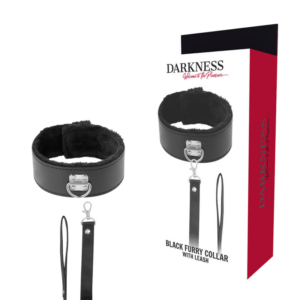Gepolsterte Halsband mit Titankette
