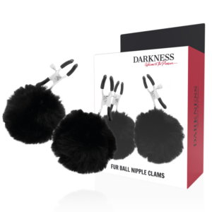 Nippelklemmen mit Pom Poms 1