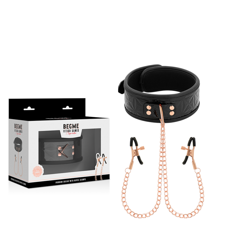Black Edition – Halsband mit Nippelklemmen – Bild 2