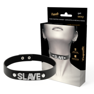 Sklavenhalsband aus veganem Leder