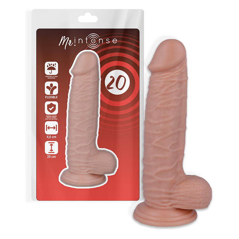 Modell 20 – Realistischer Dildo – 20 cm – Ø 4,6 cm