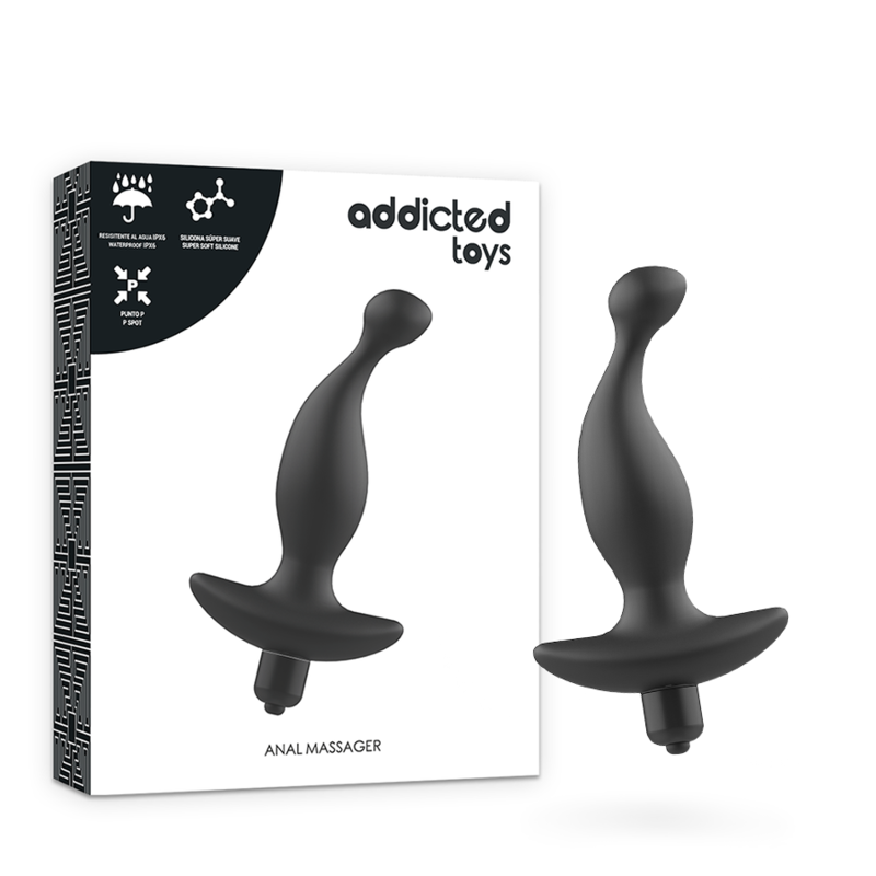 Vibrierender Anal-Massager – Modell 1 – Schwarz – Bild 2