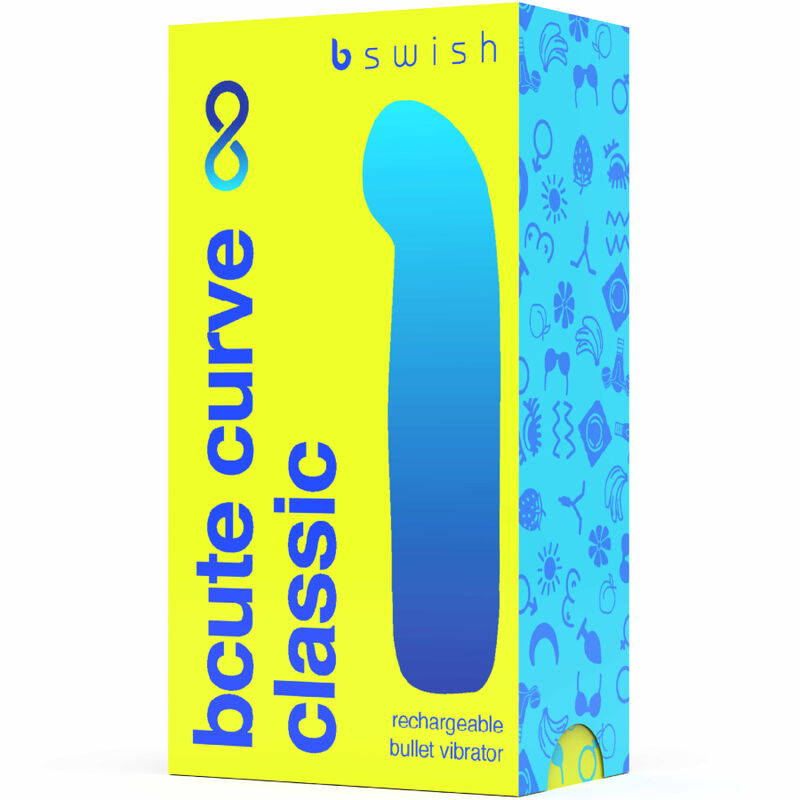 Bcute Curve Infinite Klassischer Wiederaufladbarer Silikonvibrator Gelb – Bild 4