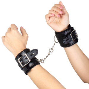 Bondage-Handschellen – Schwarz