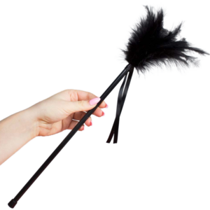 Federkitzler – Schwarz – 40 cm