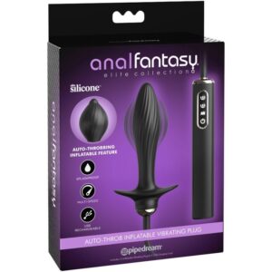 Aufblasbarer Plug & Auto-Throb Vibrator