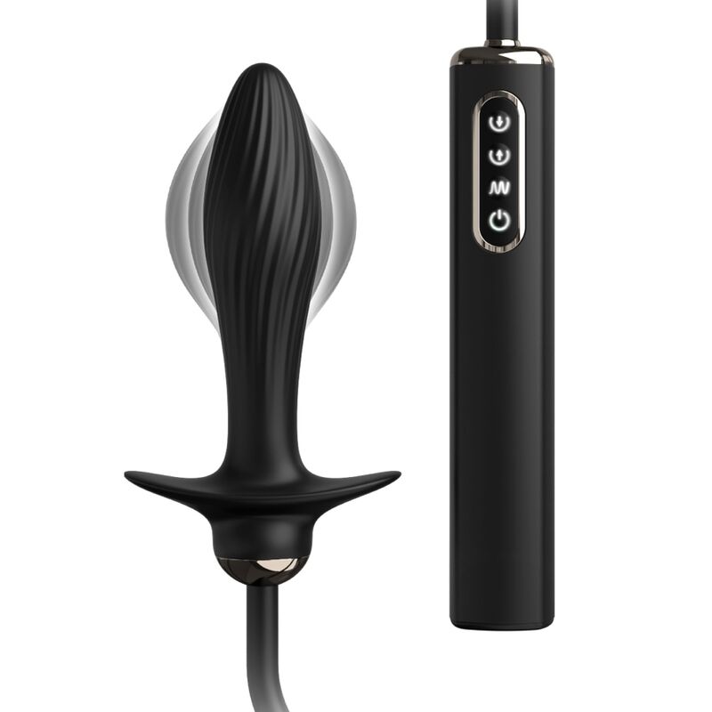 Aufblasbarer Plug & Auto-Throb Vibrator – Bild 2