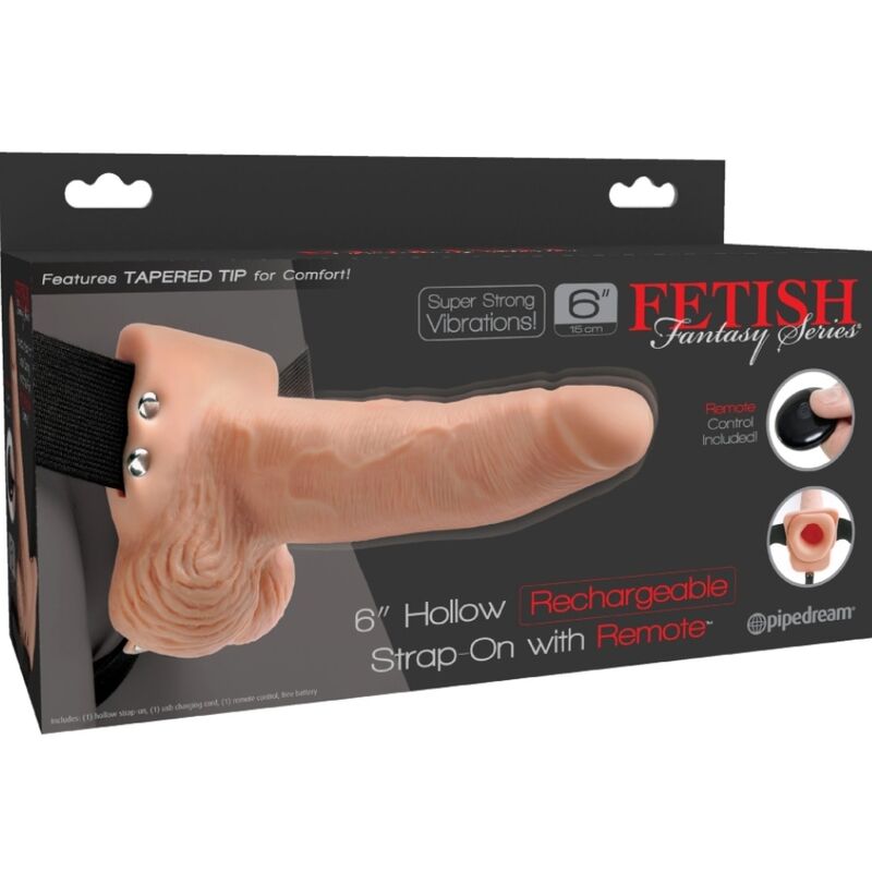 Verstellbares vibrierendes Strap-on-Set mit Fernbedienung – 15 cm – Bild 8