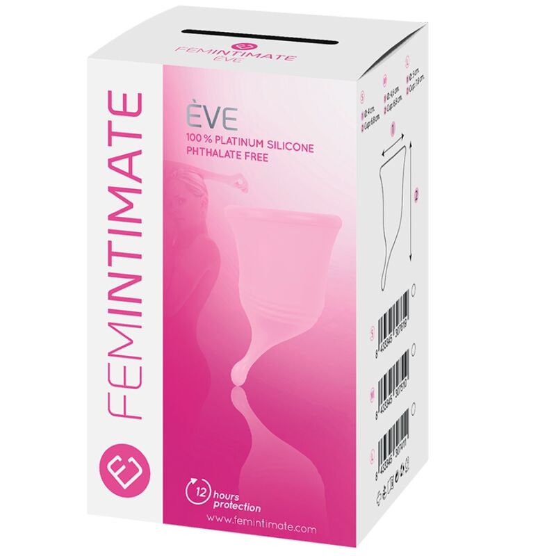 Eve – Menstruationstasse aus medizinischem Silikon – Größe M – Bild 3
