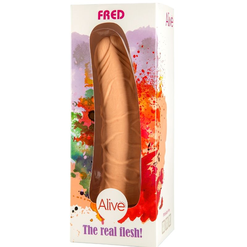 Fred Realistischer Penis 19 Cm – Realistischer PVC-Dildo – Bild 2