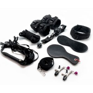 Fury – BDSM-Set, 10-teilig – Schwarz