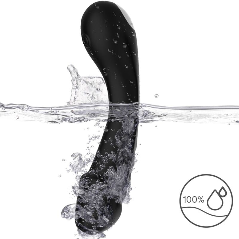 Vibrierender Dildo – Schwarz – Bild 4
