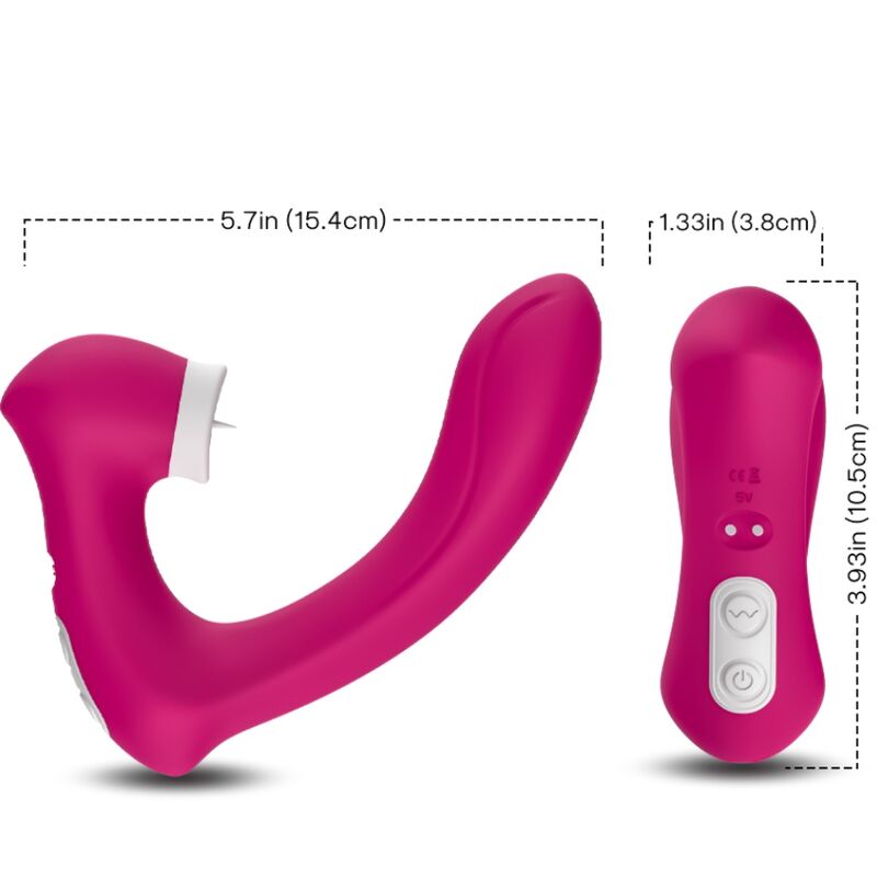 Secretkiss Lecken Vibrierende Klitoris & – Klitorisstimulator – Fuchsia – Bild 3