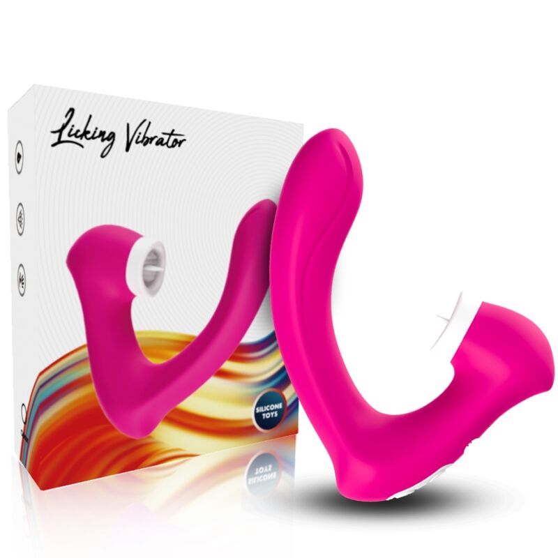 Secretkiss Lecken Vibrierende Klitoris & – Klitorisstimulator – Fuchsia