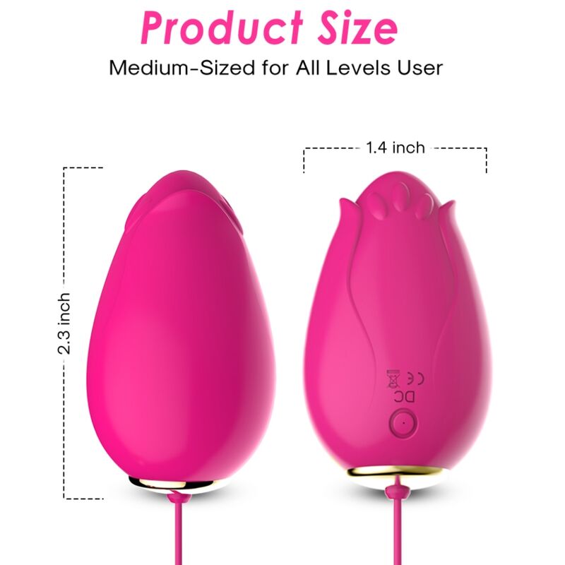 Mandala Ei – G-Punkt-Vibrator mit Fernbedienung – Fuchsia – Bild 5