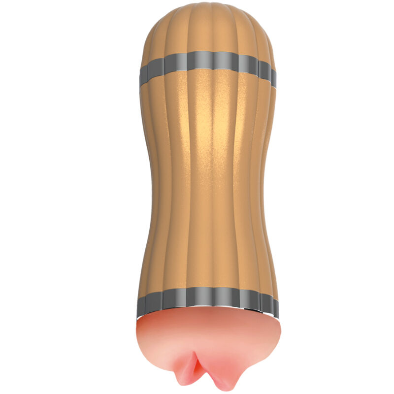 Bevis Doppel – Oral-Masturbator – Gold – Bild 2