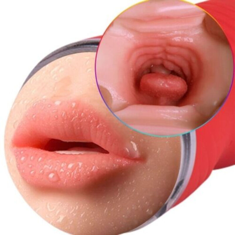 Doppelter Vagina- und Mund-Roter – Oral-Masturbator
