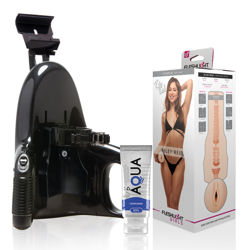 Riley Reid – Vagina-Masturbator „Utopia“ mit Universal Launch und 50 ml Gleitgel