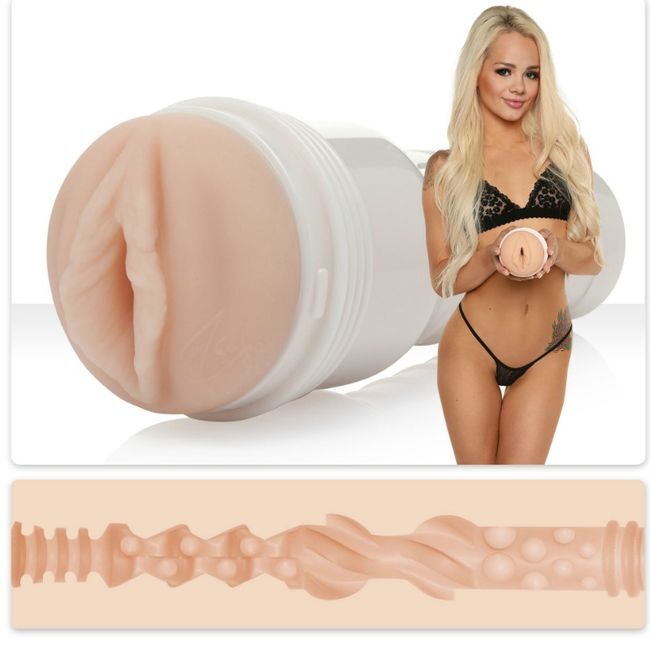 Elsa Jean – Vagina-Masturbator „Tasty“ mit Universal Launch und 50 ml Gleitgel – Bild 2