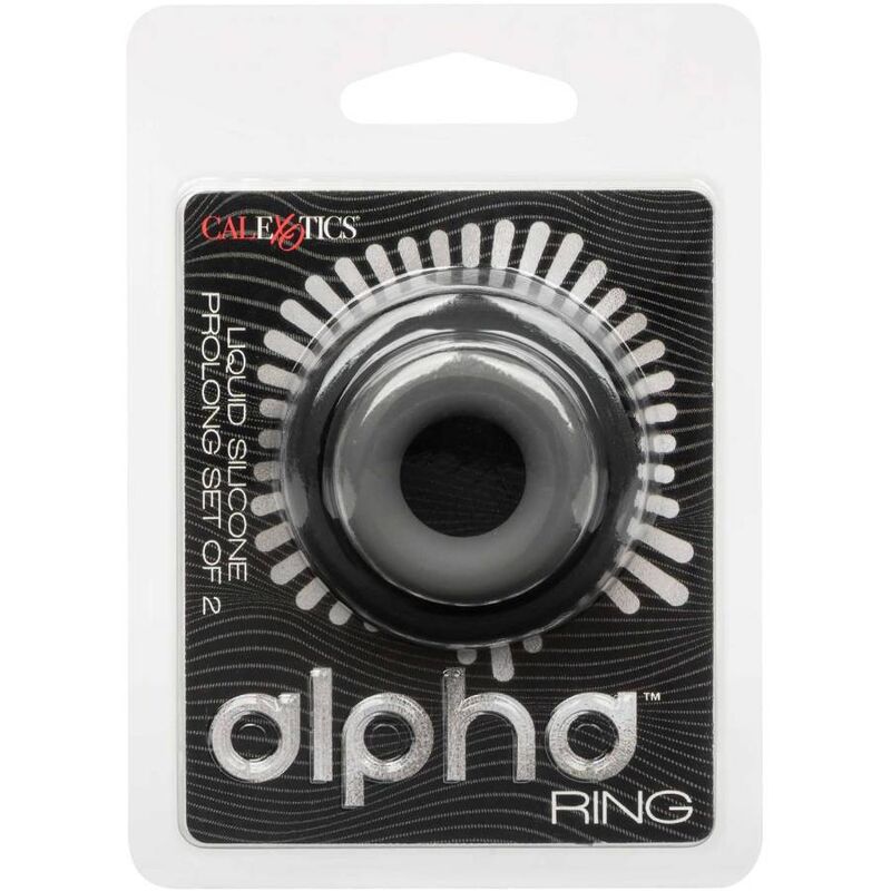 Alpha Prolong Set mit 2 Ringen – Grau – Bild 3