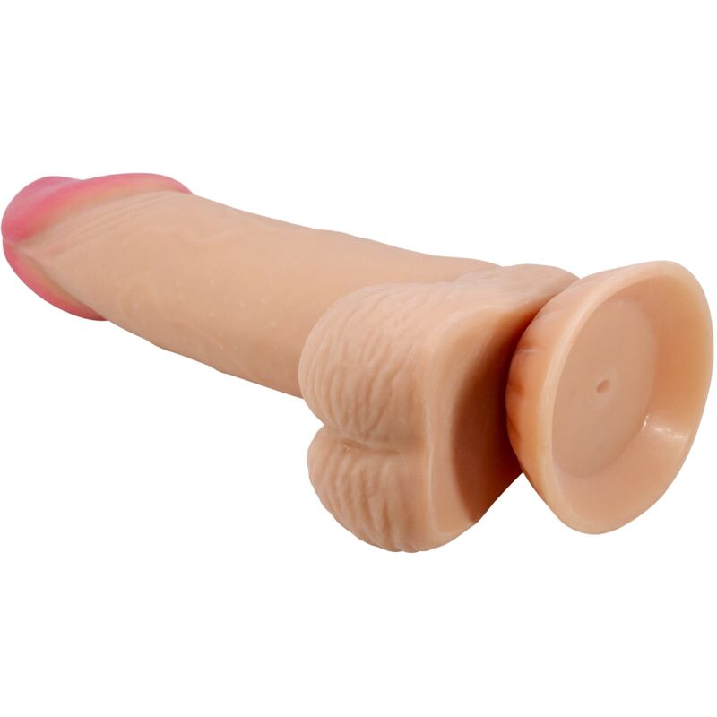 Sliding Skin Series – Realistischer Dildo mit Wärmefunktion und Saugfunktion – 19,4 cm – Bild 2