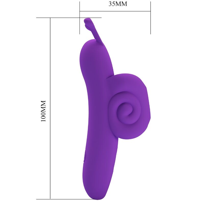 Snail Finger – Fingervibrator – Lila – Bild 5