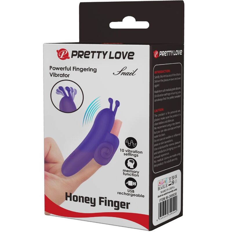 Snail Finger – Fingervibrator – Lila – Bild 8