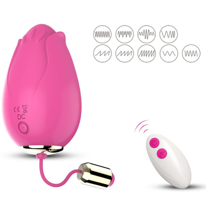 Mandala Ei – G-Punkt-Vibrator mit Fernbedienung – Fuchsia
