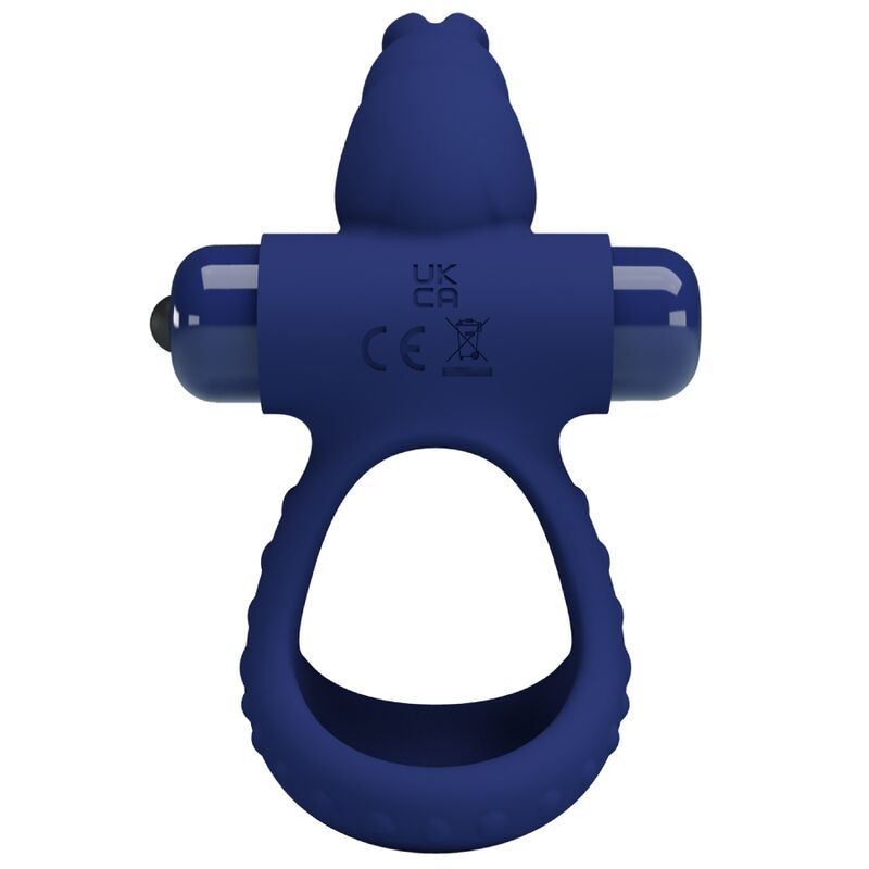 Luchito Doppelvibrierender Ring – Vibrierender Penisring – Blau – Bild 4