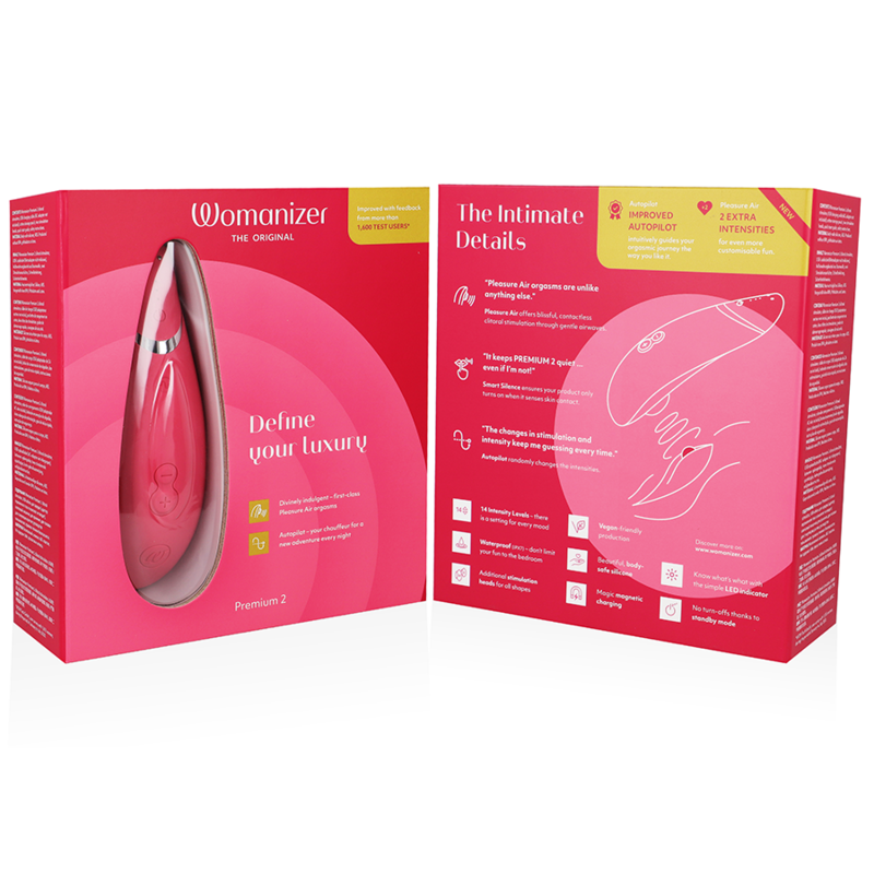 Premium 2 – Klitorisstimulator – Himbeere – Bild 7