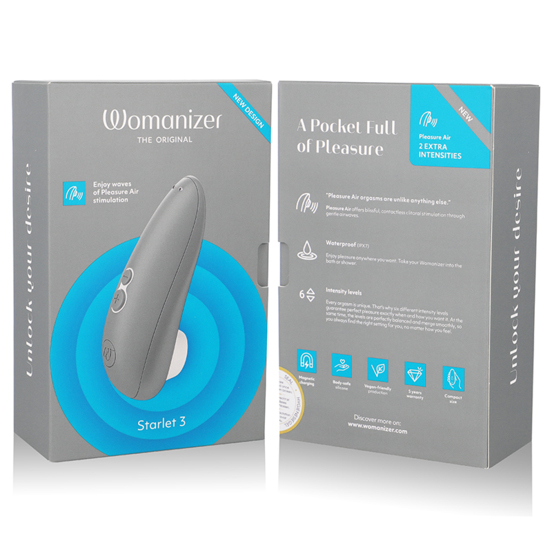 Starlet 3 – Kompakter Klitorisstimulator – Grau – Bild 7